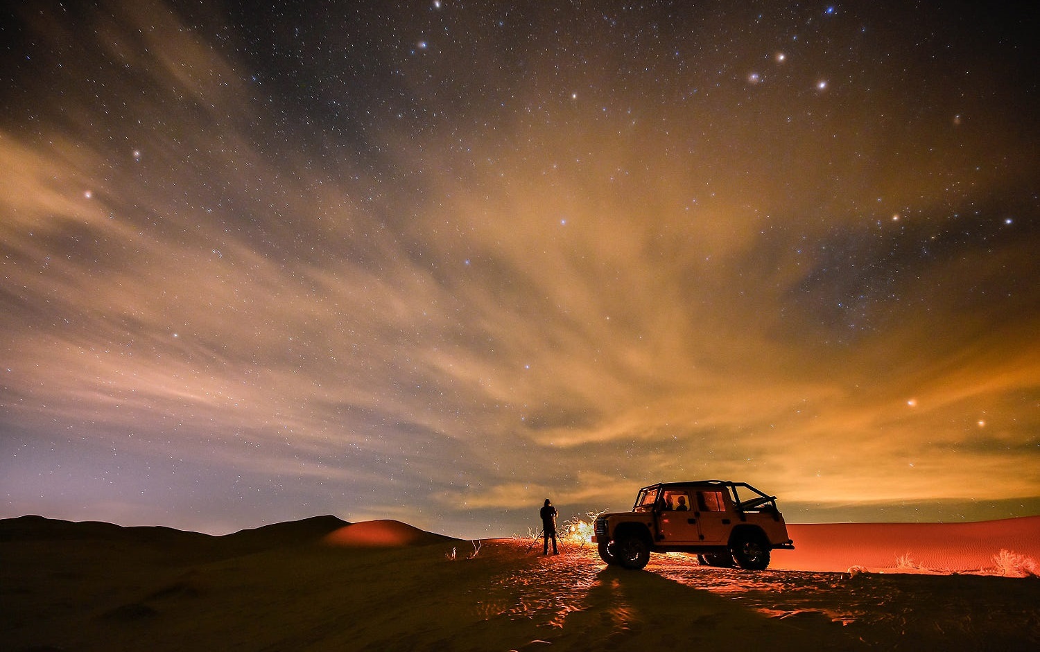 Maranjab Desert At Night